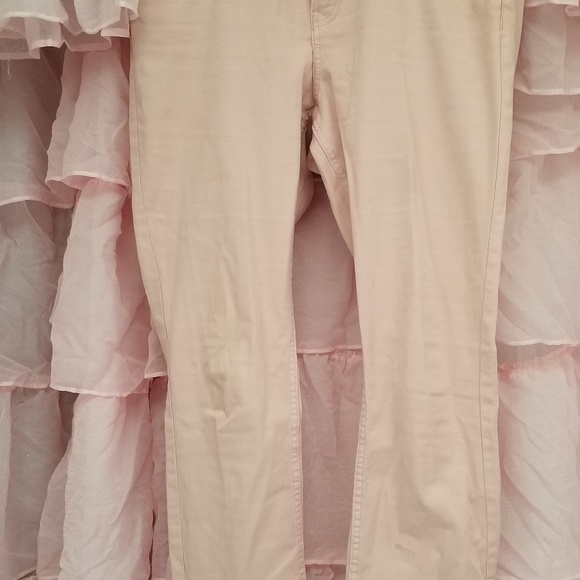ladies pink skinny jeans